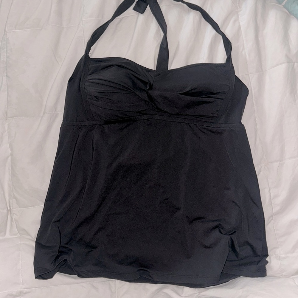 Bisou Bisou halter top tankini NWT